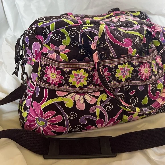 Vera Bradley Purple Punch Weekender Bag - Picture 2 of 5